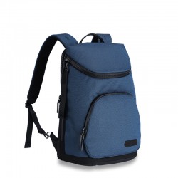Dark blue business backpack 