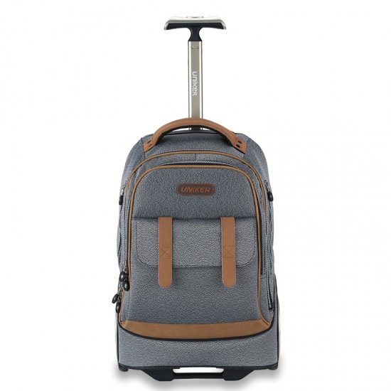 Classic grey big wheel trolley bag Classic grey big wheel trolley bag