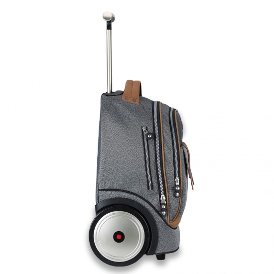 Classic grey big wheel trolley bag Classic grey big wheel trolley bag