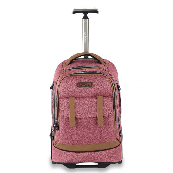 Classic pink big wheel trolley bag Classic pink big wheel trolley bag